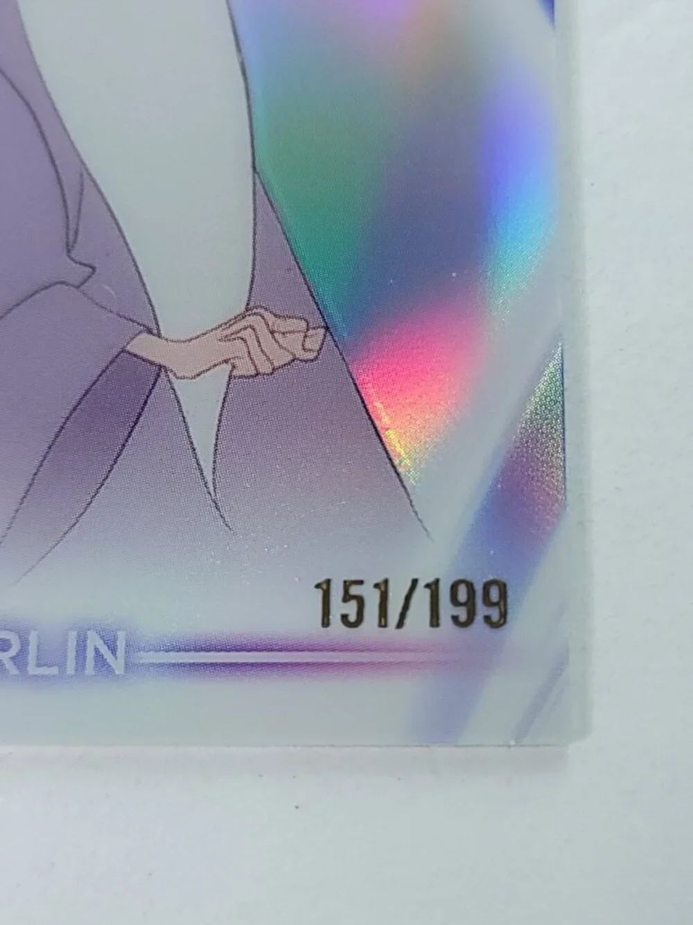 Merlin Topps 2026 Disney Neon Holo Chrome Refractor Limited 151/199 CNE